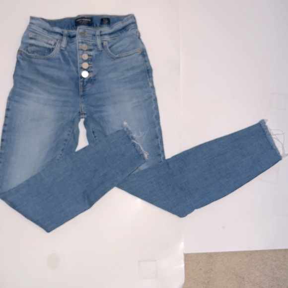Women’s Lucky Brand High Rise Bridgette Skinny Jeans Size 0/25 - Picture 4 of 9
